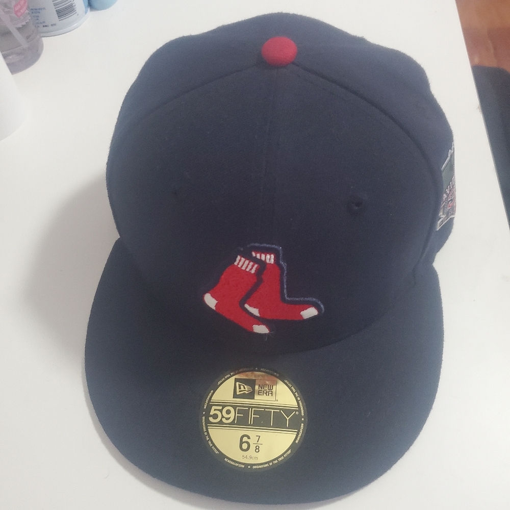 New Era 59fifty fitted red sox cap